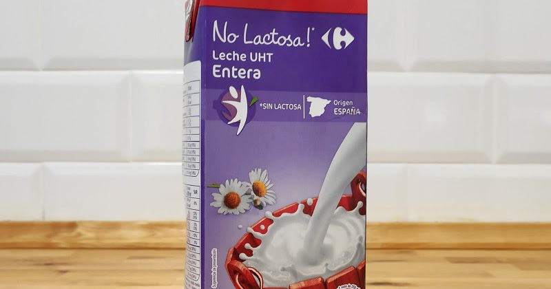 Leche entera Carrefour sin lactosa brik 1 l.