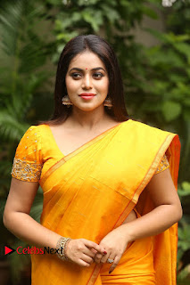 Actress Poorna Pictures in Saree at Avanthika Movie Opening  0023