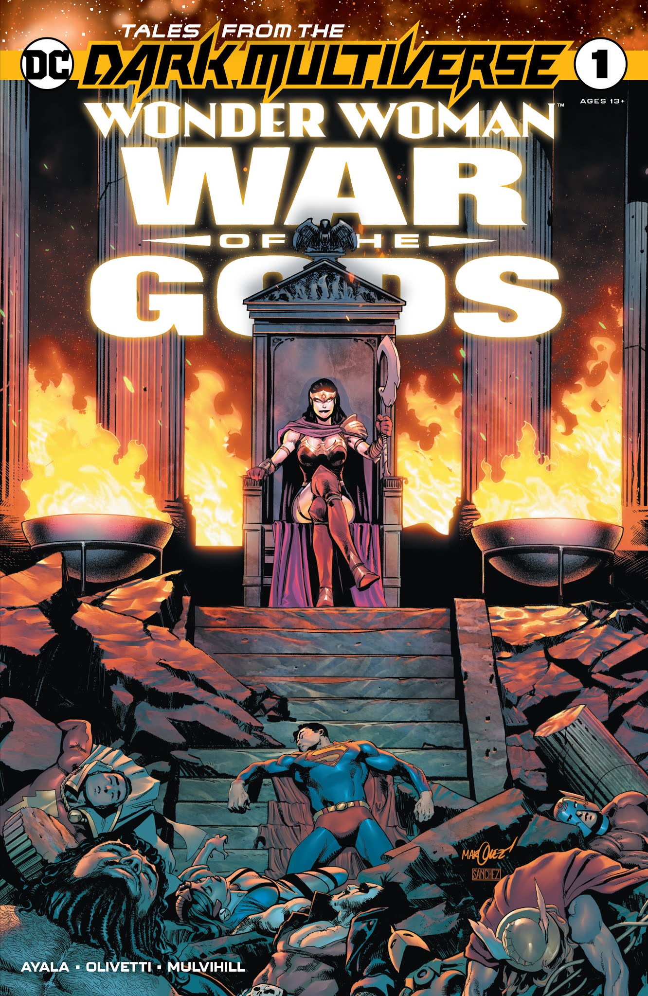 Weird Science DC Comics: Tales From The Dark Multiverse: Wonder Woman: War  Of The Gods #1 Review