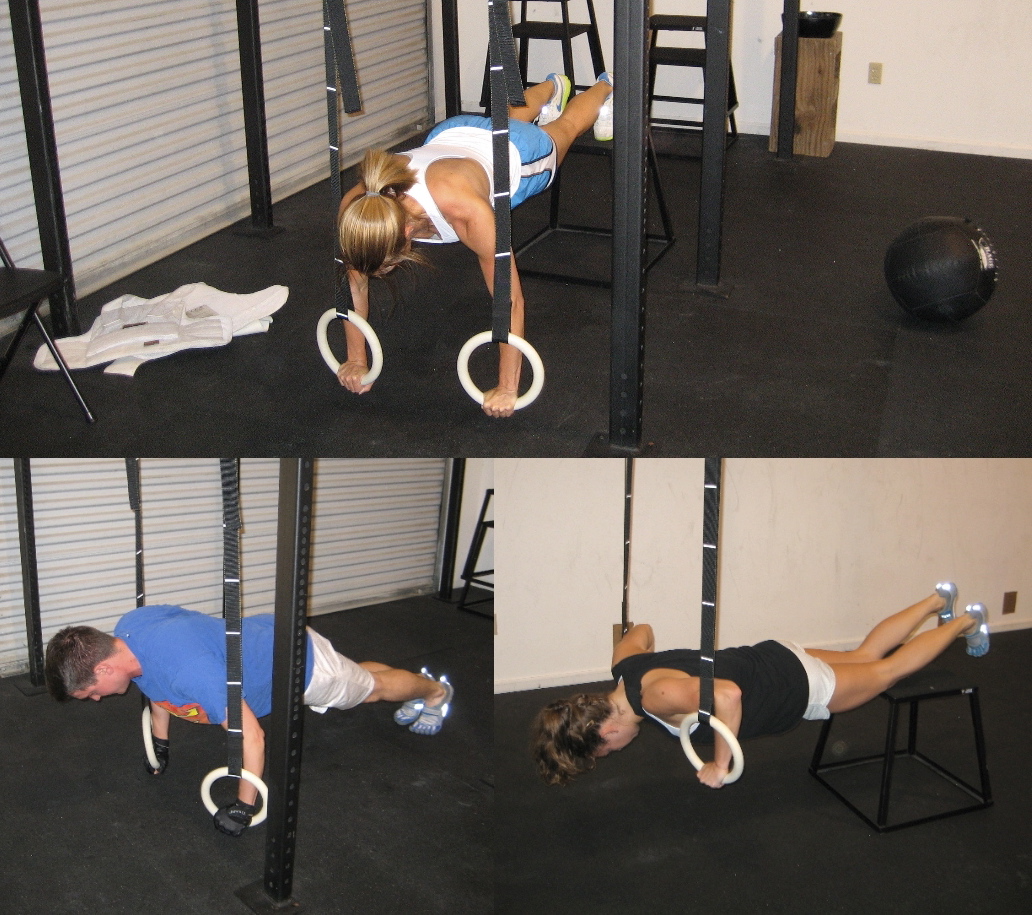 The Rockzone 110718 Bench Presses and Ring PushUps