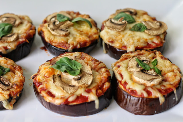 Mini Aubergine Pizza