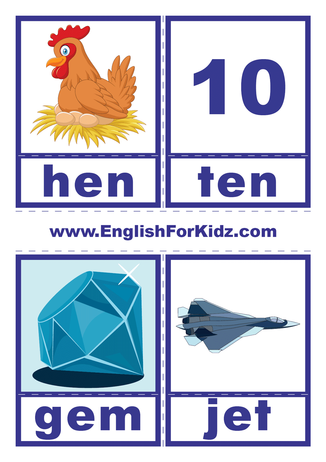 CVC Words Flashcards