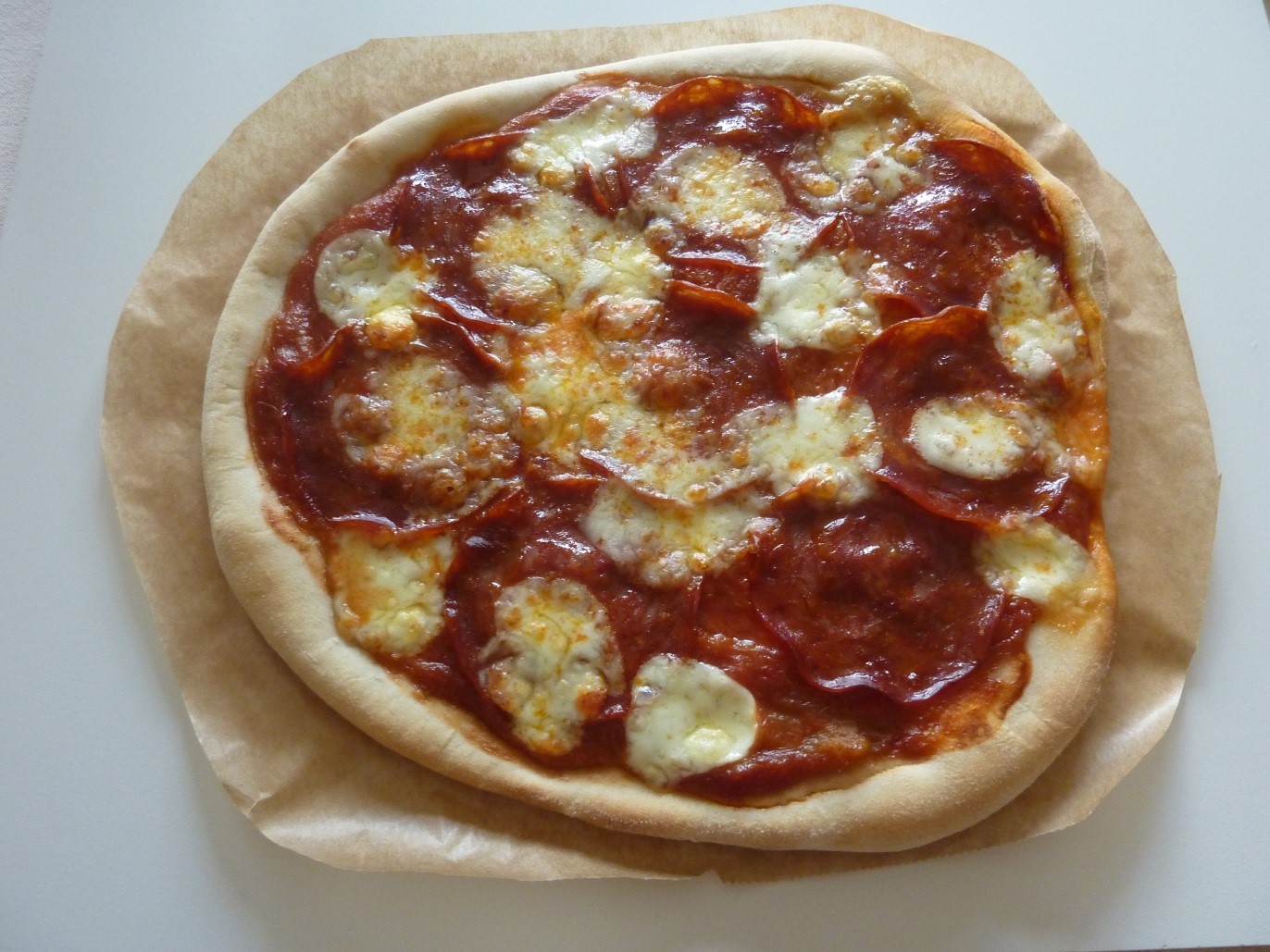 TipTop Pizza Toppings Chorizo, Mozzarella and Rhubarb Pizza