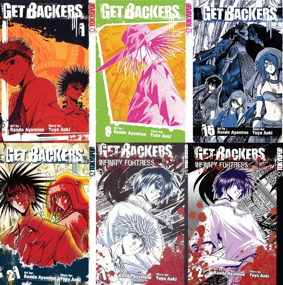 Anime Manga Books Get Backers Book 3 and 4 Softcover 