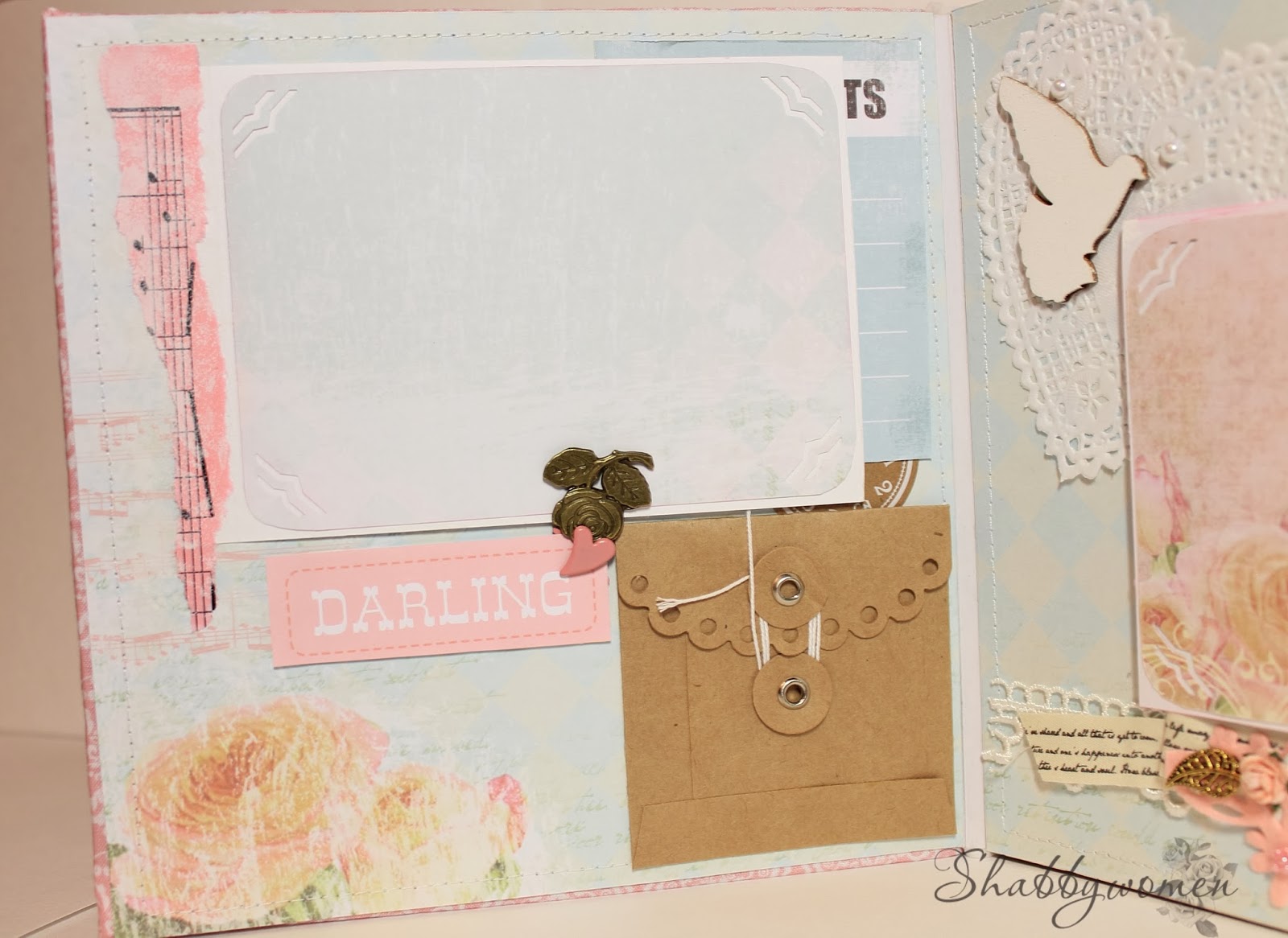 Нежный альбом для малышки (скрап альбом)