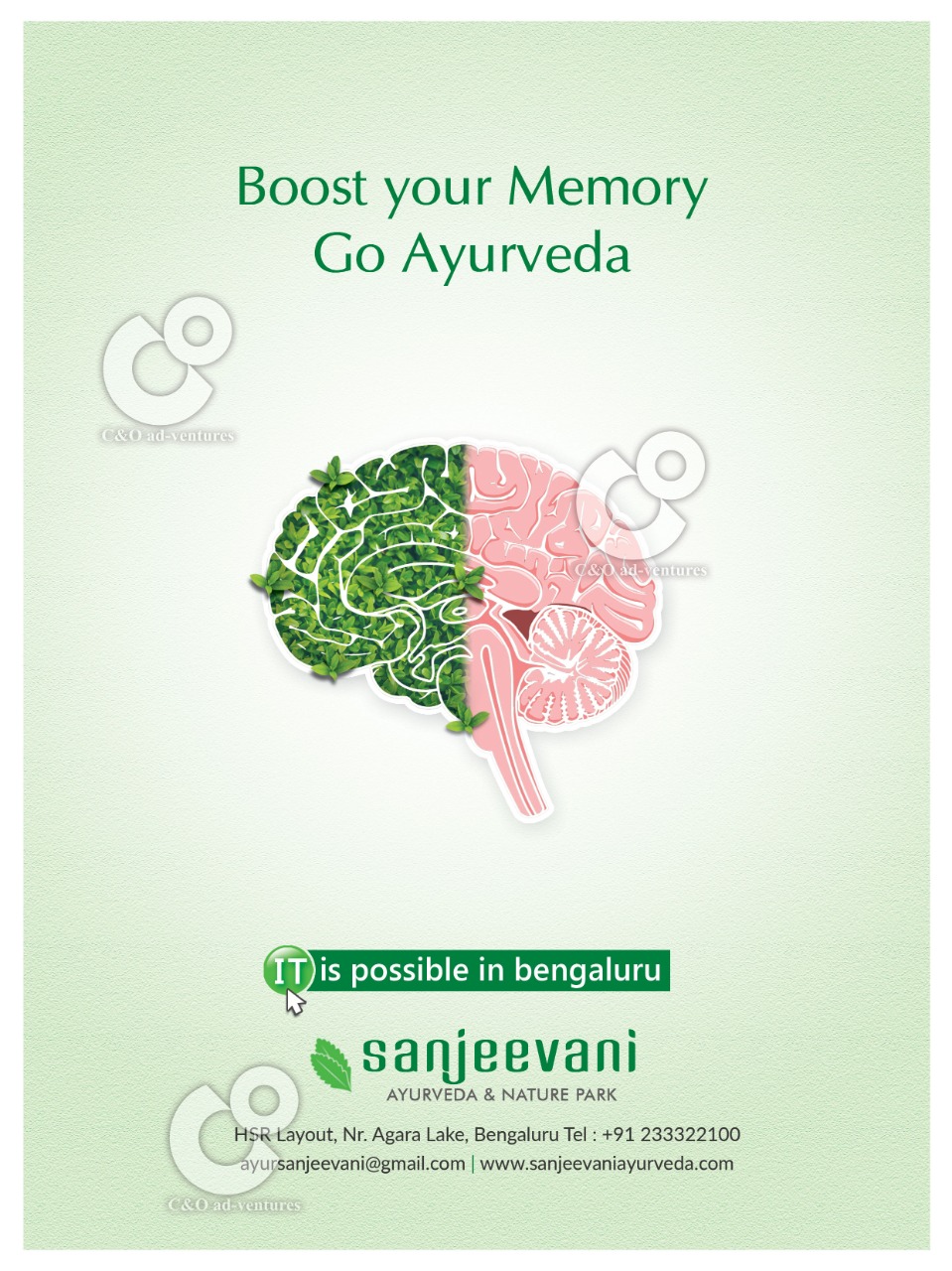 C & O adventures Creative ads for Ayurveda in Thrissur