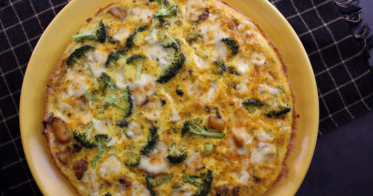 Broccoli and Goat Cheese Frittata