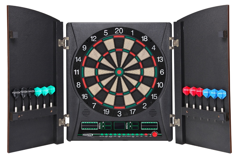 halex dart board cabinet