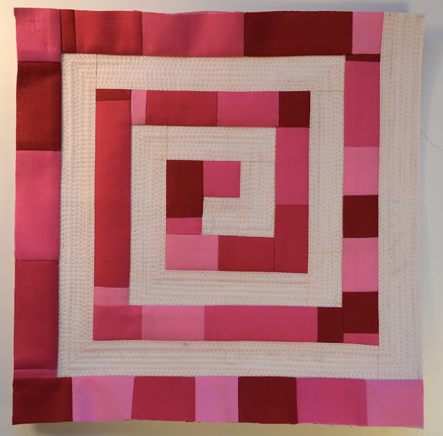 she can quilt A FAL 2016 Tutorial Modern Labyrinth Trivet
