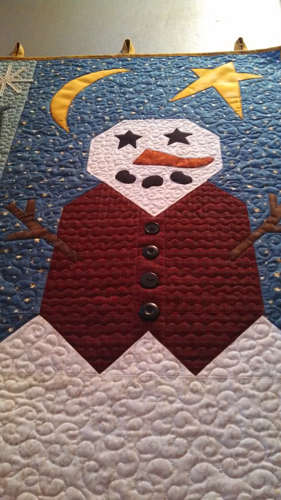 Quilting In The BunkHouse: January Wall Hanging