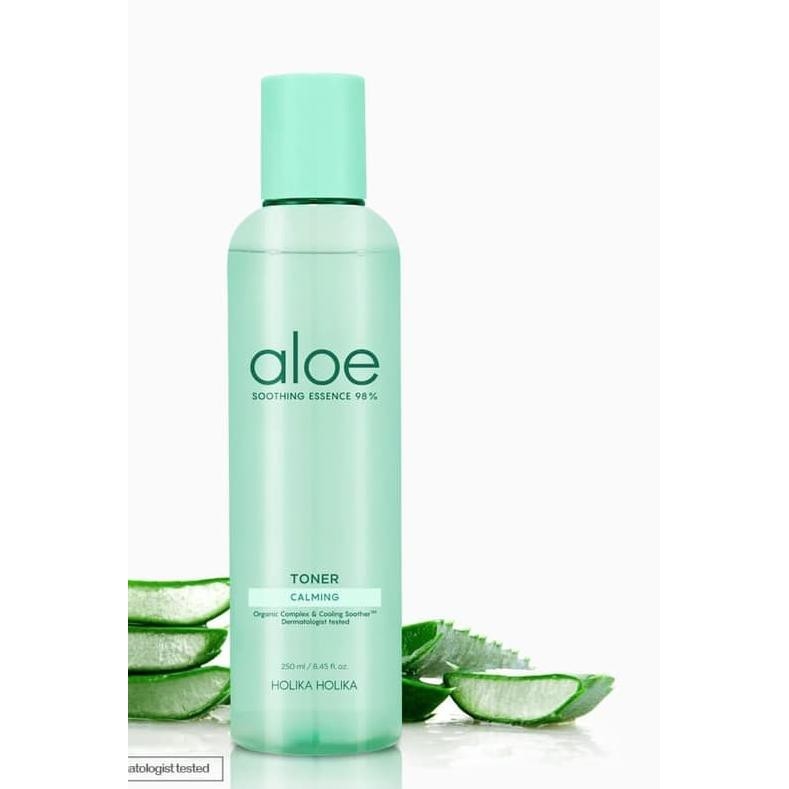 Nước hoa hồng tinh chất lô hội 98% Holika Holika Aloe Toner 200ml_16201