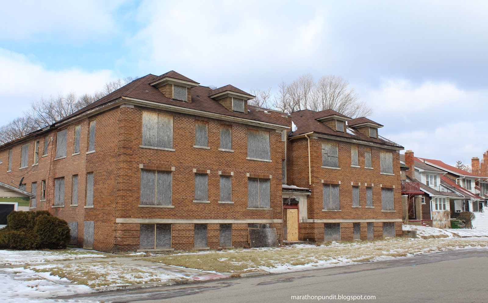Marathon Pundit (Photos) The abandoned homes of Detroit's Martin Park