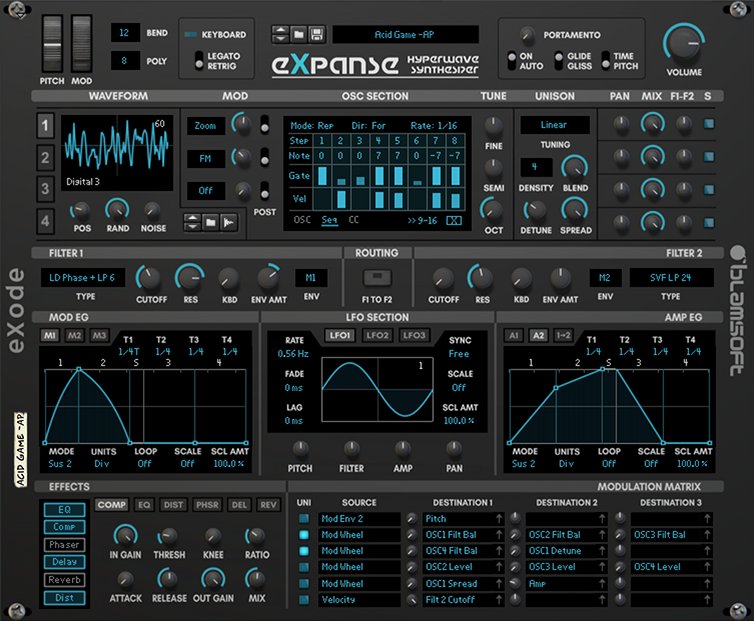 MATRIXSYNTH Expanse 3.0 Hyperwave Synthesizer for Propellerheads Reason