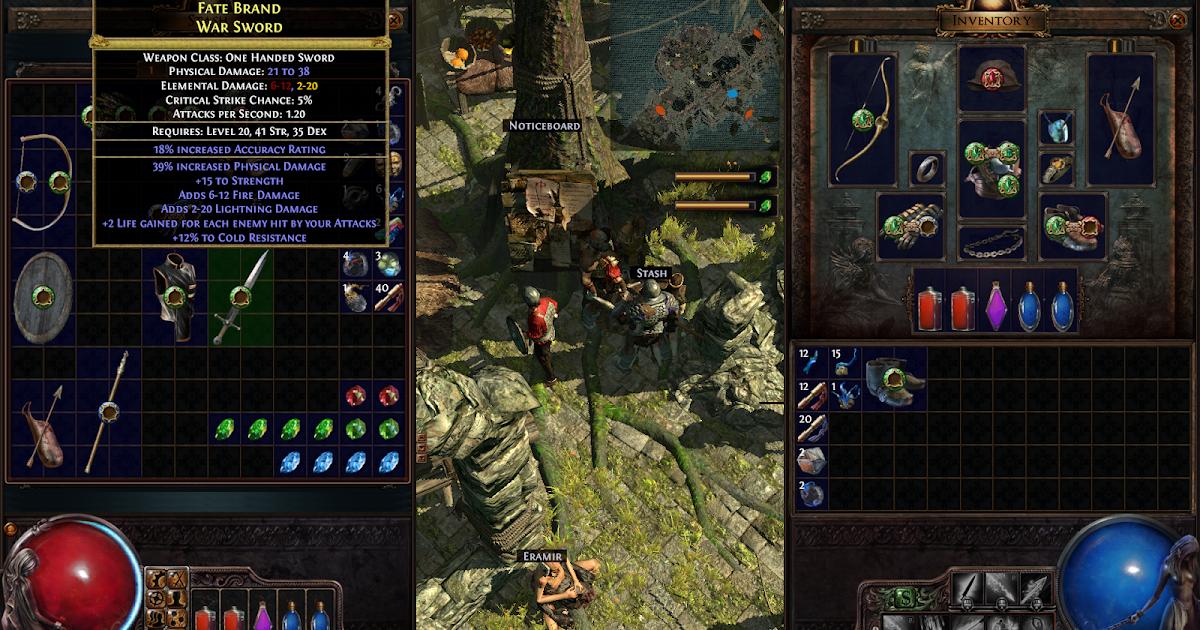 Path Of Exile Guide For Setting Up Flask