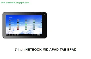 NETBOOK MID APAD TAB EPAD 7-inch tablet