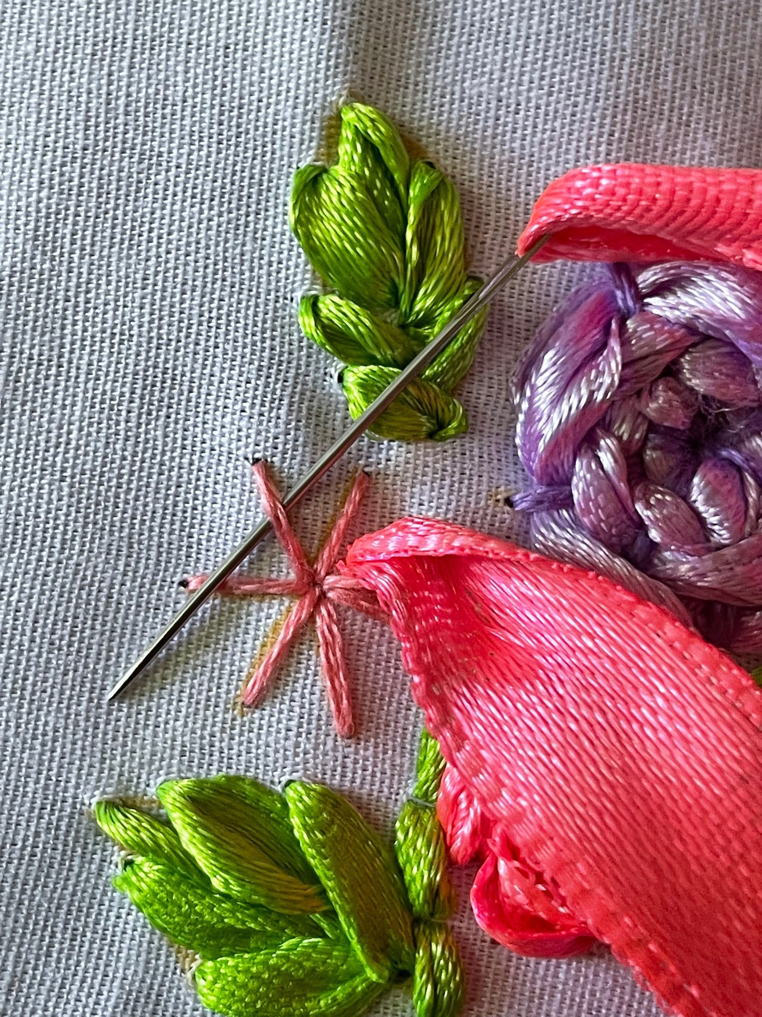 MY CRAFT WORKS Ribbon Rose Embroidery