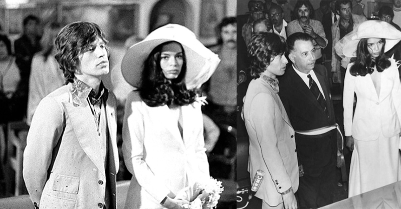 mick and bianca jagger wedding