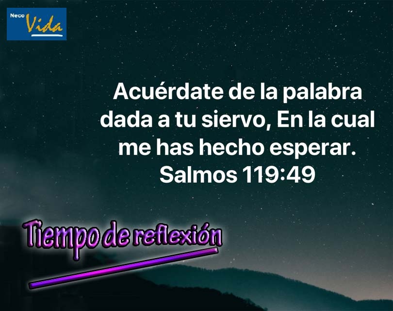 Neco Vida Tiempo Salmo 119 49 Neco Vida Tiempo Salmo 119 49