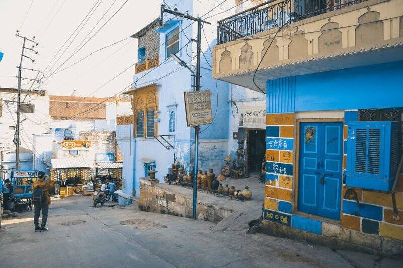 Jodhpuri blue colour