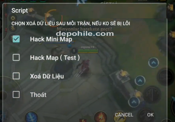 LOL Wild Rift v2.3 Chonxao Map, Radar Script Hilesi 2021