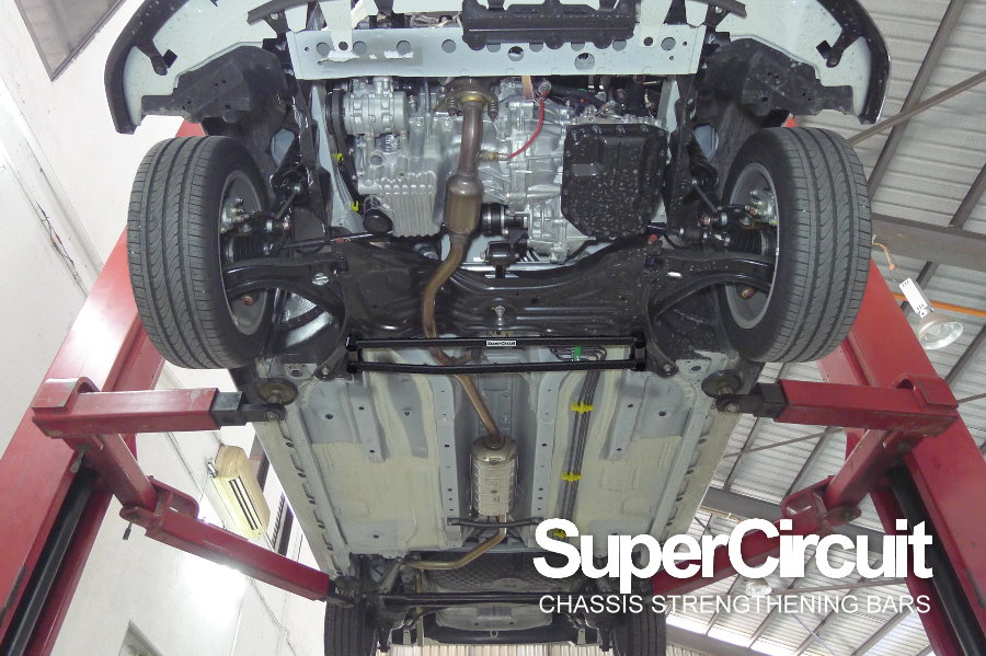 SUPERCIRCUIT CHASSIS STRENGTHENING BARS Gen3 Perodua Myvi Maneuvering