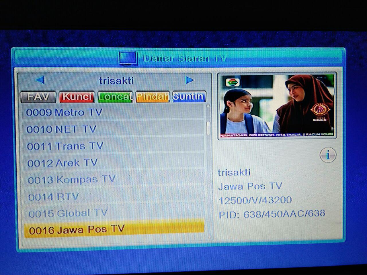Cara Seting Receiver Parabola untuk Ninmedia / Satelit Chinasat 11 agar