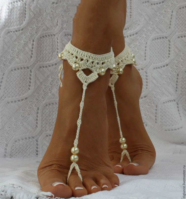 Lace anklets jewellery