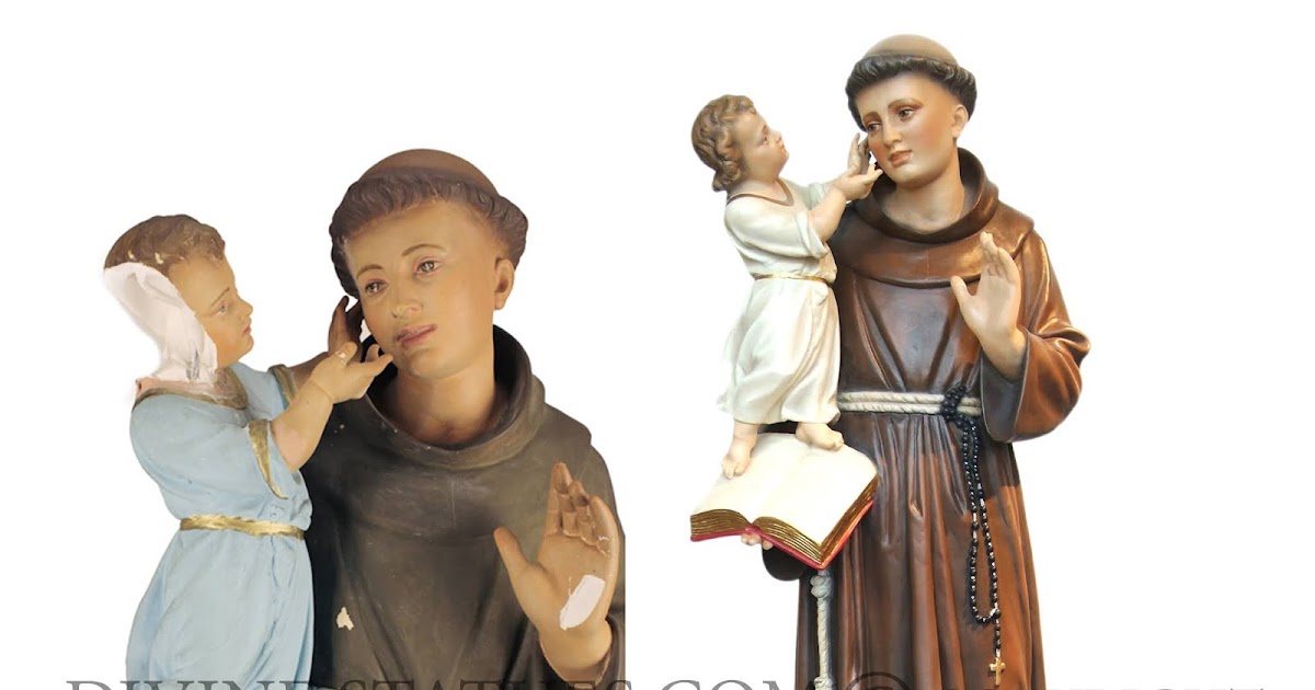 Divine Statues Restoration Saint Anthony Statue Restoration