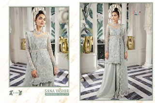 Shree Fab Sana Yashir Georgette Pakistani Suits Collection 