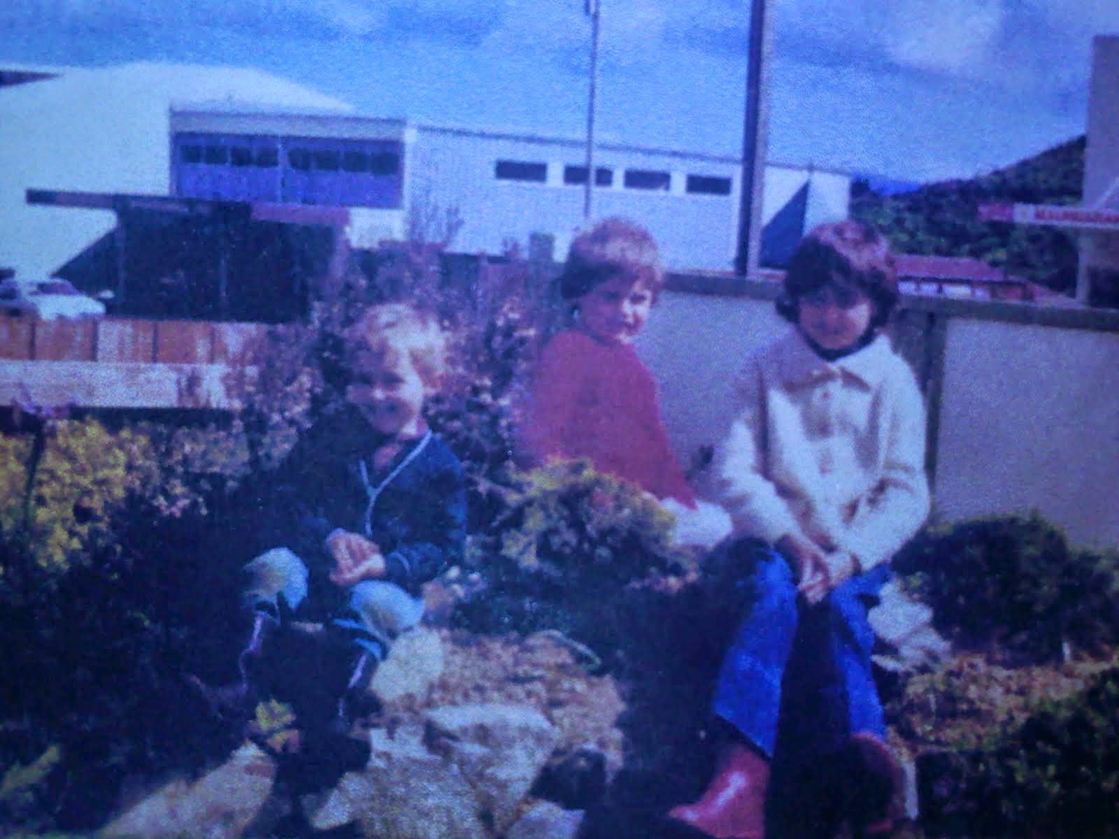 Myself, my brother, and sister, circa 1978.