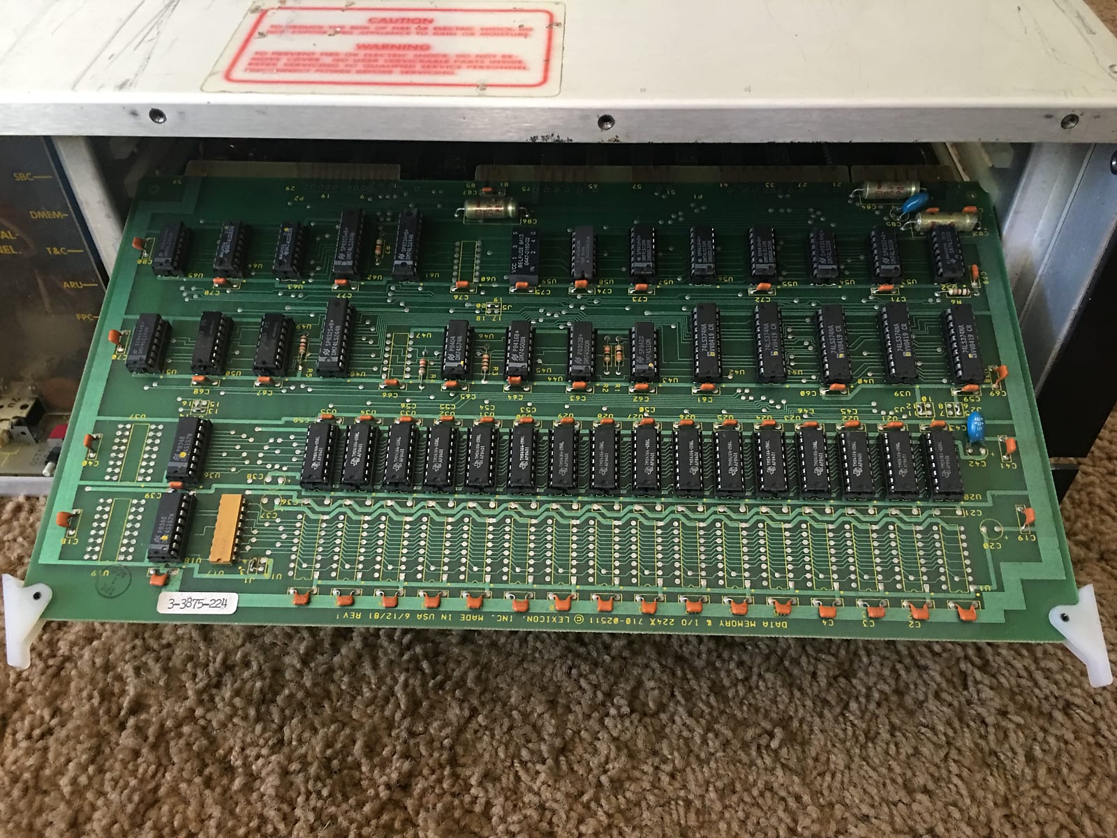 MATRIXSYNTH Lexicon 224XL Digital Reverberator for Parts (exLucasFilm