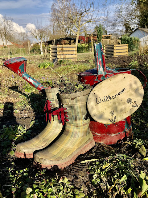 Gärtnern ist mein Yoga Gummistiefel meine Pumps