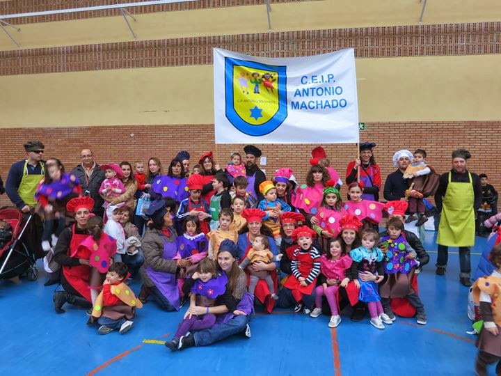 AGRADECEMOS VUESTRA PARTICIPACIÓN EN EL CARNAVAL 2014 A.M.P.A. Antonio Machado ( La Poveda )