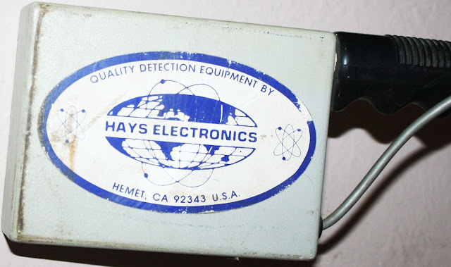 Détecteur métaux Mark II Hays Electronics, détecteurs métaux vintage, vintage métal detector, détecteurs de métaux anciens, old métal detector