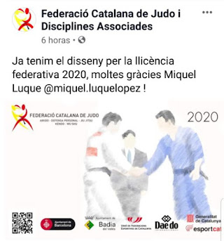 Disseny Carnet Federació Catalana de Judo 2020