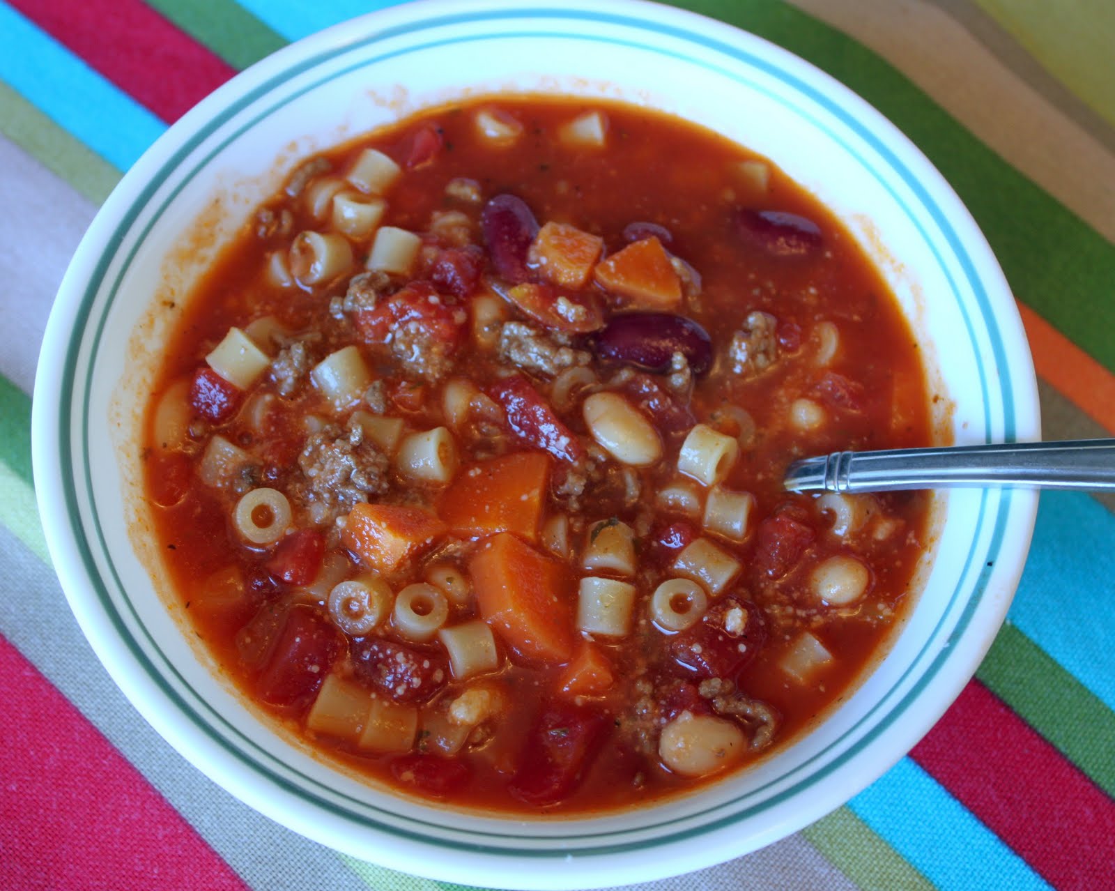 The World According to Jiggle Crock Pot Pasta Fagioli