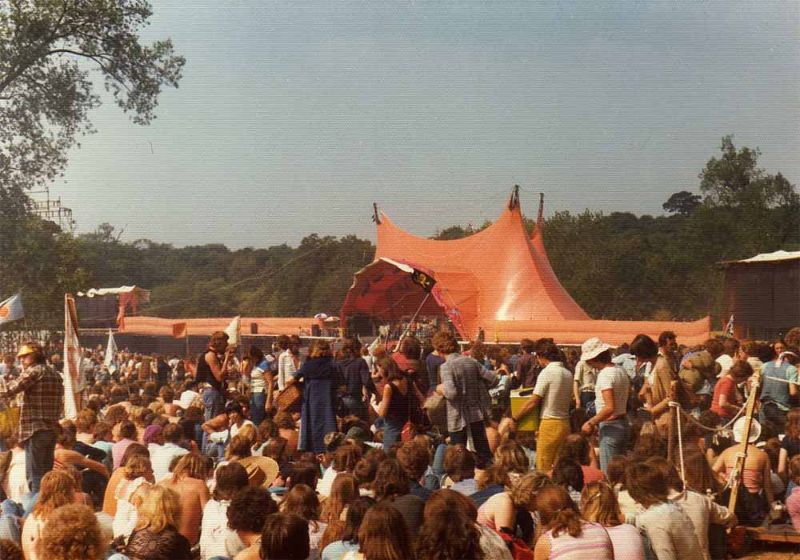 Linda, Paul McCartney and David Gilmour of Pink Floyd Having a Good Old