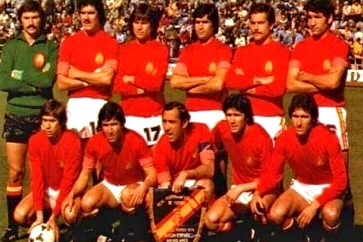 EQUIPOS DE FÚTBOL: SELECCIÓN DE ESPAÑA contra Suecia 11/06/1978