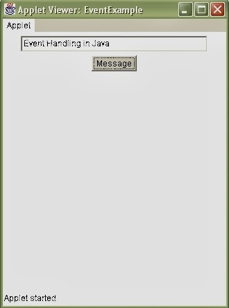 Java Event Handling