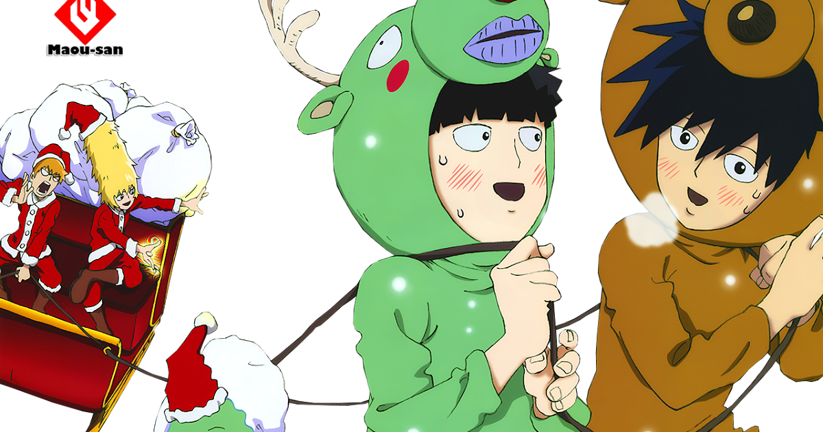 ANIME FAMILY RENDERS NAVIDAD MOB PSYCHO 100