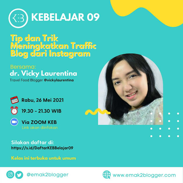 Cara Meningkatkan Trafik Blog dari Instagram ala Vicky Laurentina