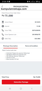 Kumpulan remaja : telkomsel Cara Membeli Paket Driver Gojek di My Telkomsel