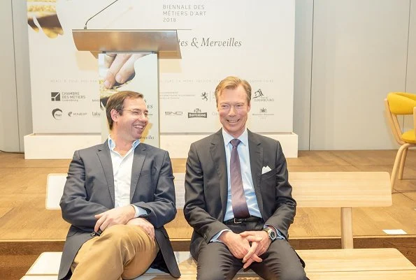 Hereditary Grand Duke Guillaume, Princess Stephanie, Prince Guillaume, Princess Sibilla and Princess Charlotte