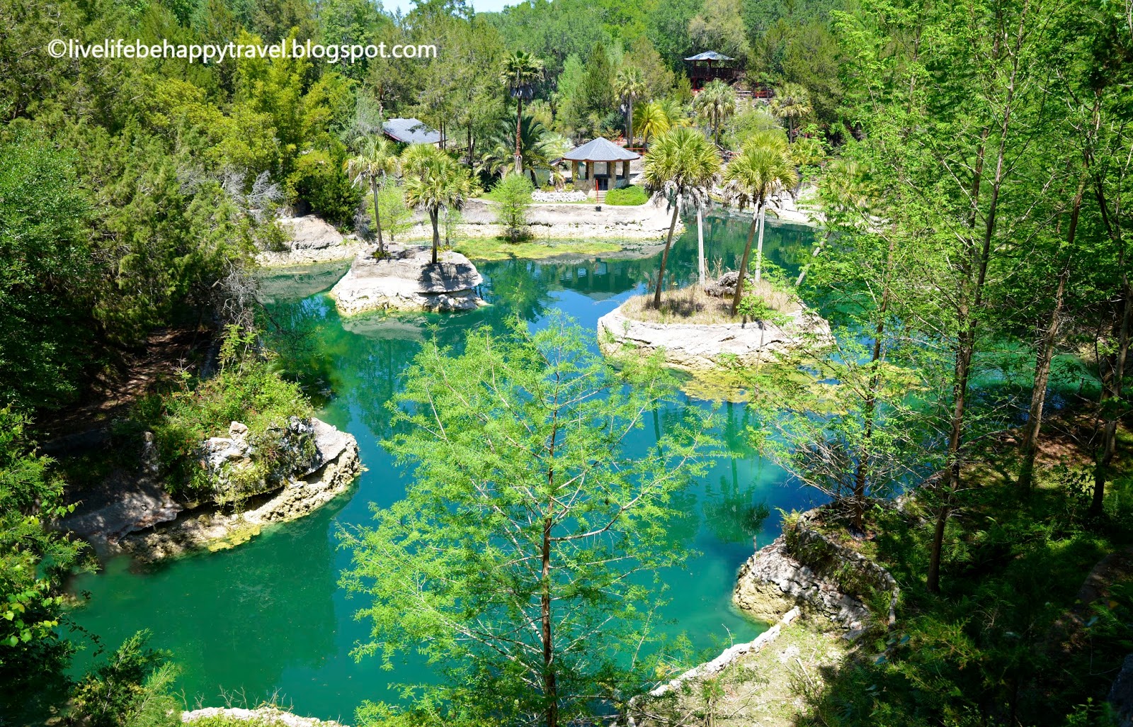 Live Life Be Happy An Old Florida Rock Quarry Turned Into a Tropical