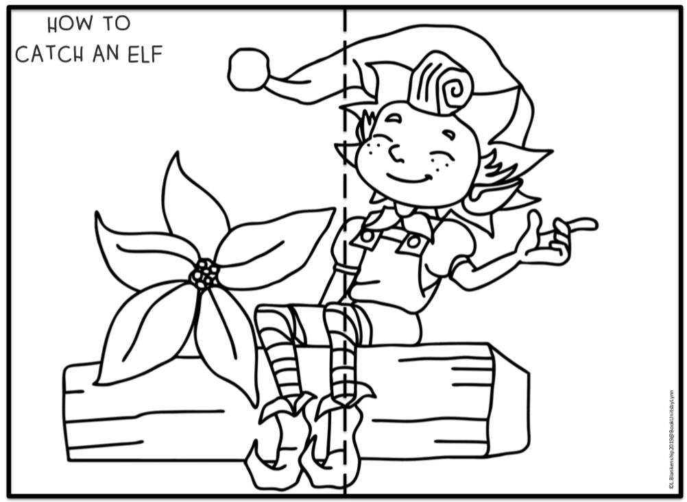 HOW TO CATCH AN ELF. BOOK CRAFT ~ Book Units by Lynn