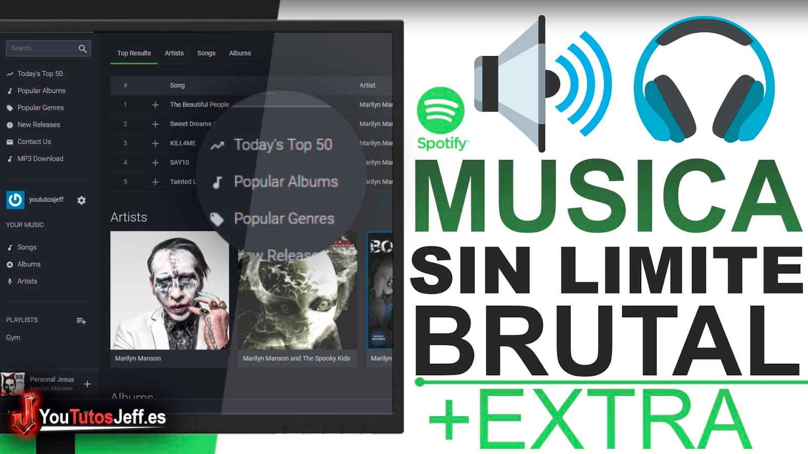 Disfruta de Música Gratis sin Limite - Alternativa Spotify?