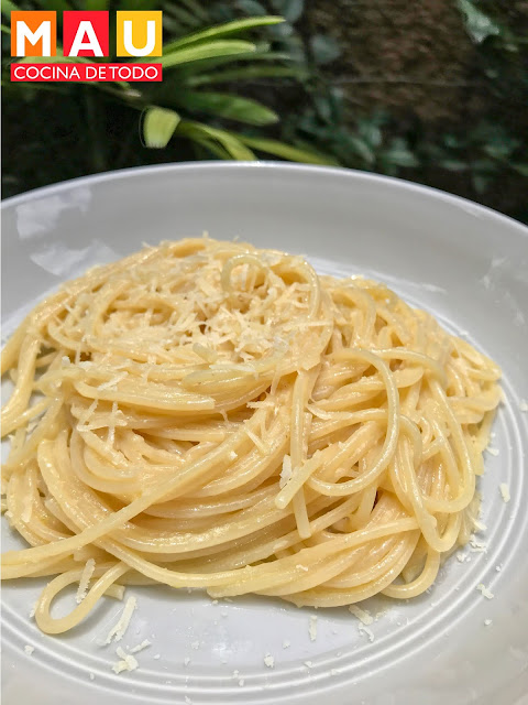mau cocina de todo espagueti al limon pasta receta facil mantequilla