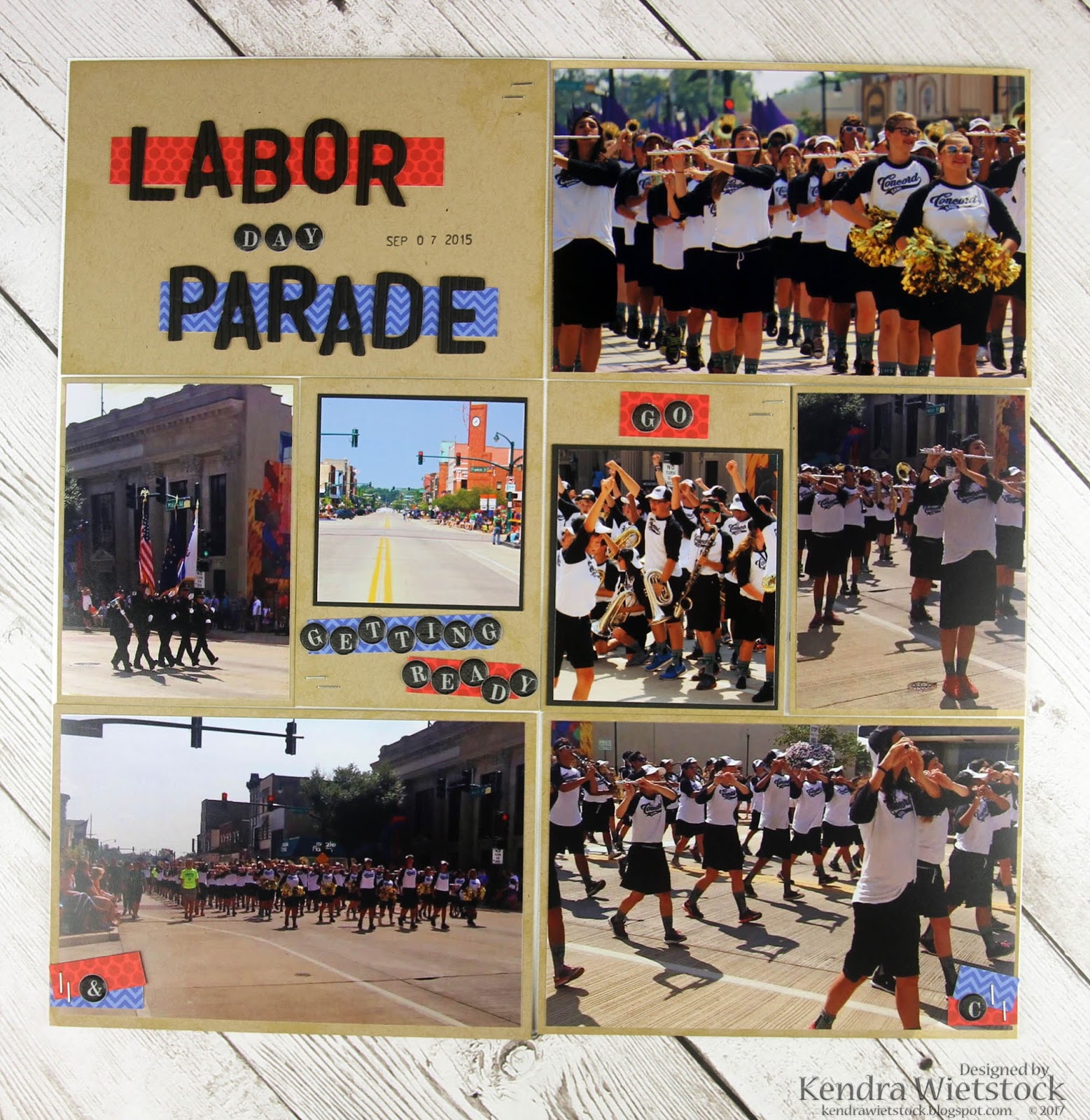 Kendra's Paper Creations Documenting Marching Band 2015