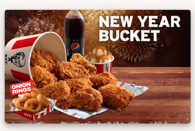 KFC New Year Bucket Set