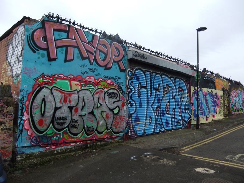 Photographs Of Newcastle Ouseburn Street Art and Graffiti